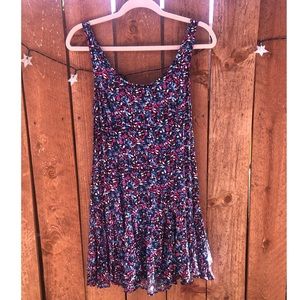Free People floral dress with ruffle bottom 4